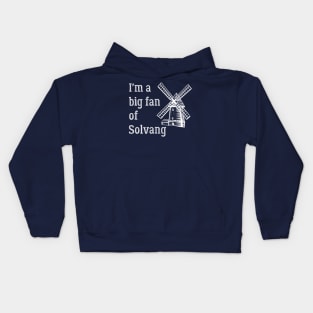 I'm a Big Fan of Solvang California Kids Hoodie